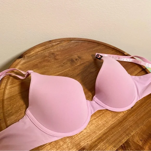 Victoria’s Secret The T-Shirt Lightly Lined Demi Bra | 30C | Orchid Bouquet 07HX - Picture 8 of 13